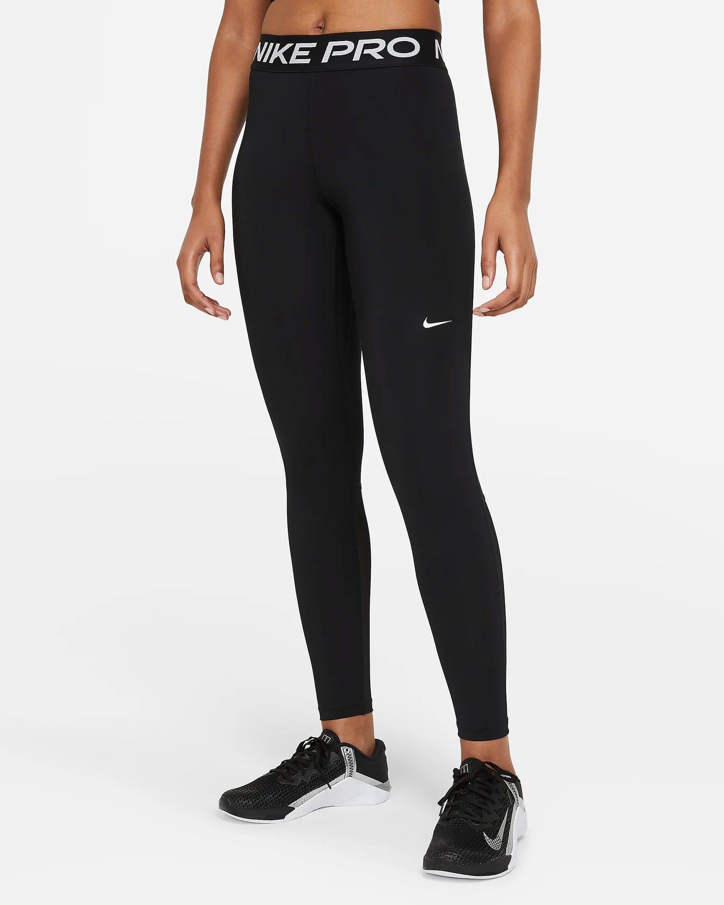 Nike Pro Leggings mit Mesh-Einsatz für Damen