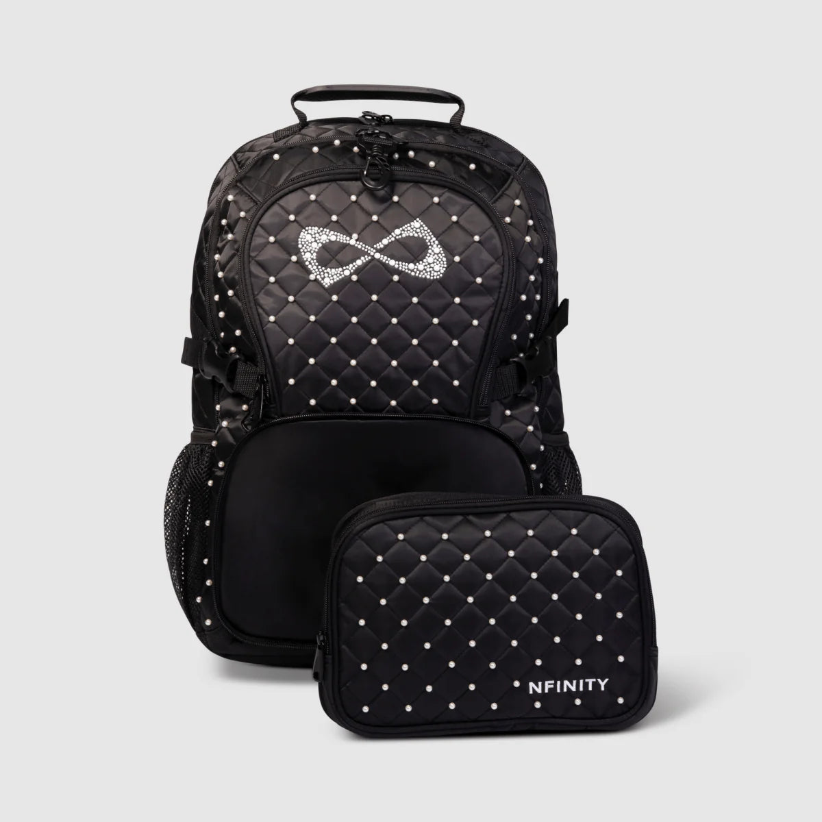 Black Quilted - Pearl Backpack